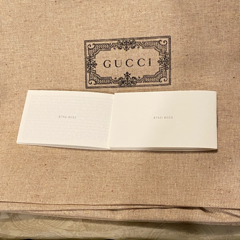 NIB Gucci 10 Men’s Basketball Shoes White Green Box Cloth Bags Basket - Picture 13 of 15